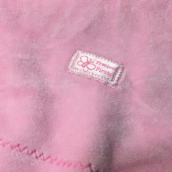 Carter's Precious Firsts Pink Bear Baby Blanket - Picture 7 of 7